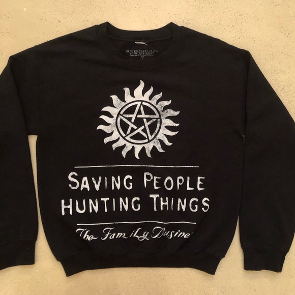 Warner Bros. Other - Supernatural ‘Family Business’ Crewneck Pullover Warner Bros. Other - Supernatural ‘Family Business’ Crewneck Pullover